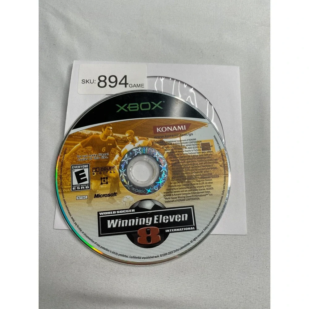 World Soccer Winning Eleven 8 International Microsoft Xbox